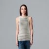 Petite Simply Vera Vera Wang Essential Tank Modern Stripe