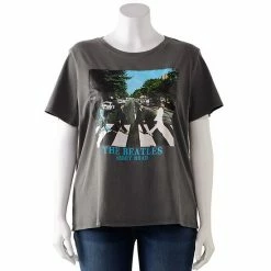 Plus Size Simply Vera Vera Wang The Beatles Abbey Road Graphic Tee