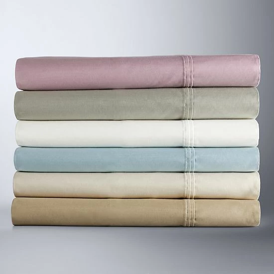 Simply Vera Vera Wang 800 Thread Count Egyptian Cotton Sheet Set Or Pillowcases Gray 3 Simply Vera Vera Wang 800 Thread Count Egyptian Cotton Sheet Set Or Pillowcases Gray - Image 3