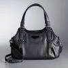Simply Vera Vera Wang Buena Satchel Bag Black