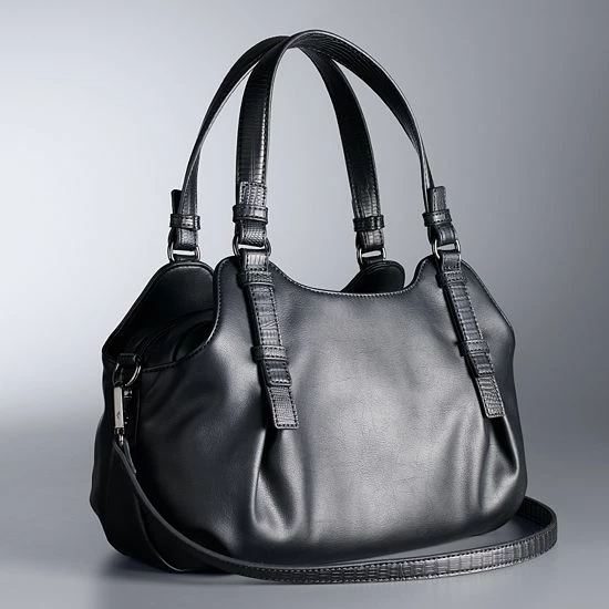 Simply Vera Vera Wang Buena Satchel Bag Black 2 Simply Vera Vera Wang Buena Satchel Bag Black - Image 2