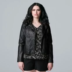 Women's Simply Vera Vera Wang V-Neck Top Floral Lace -Simply Vera Vera Wang STORE unnamed file 563