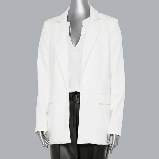 Women's Simply Vera Vera Wang Ponte Blazer Vera Black 1 Women's Simply Vera Vera Wang Ponte Blazer Vera Black