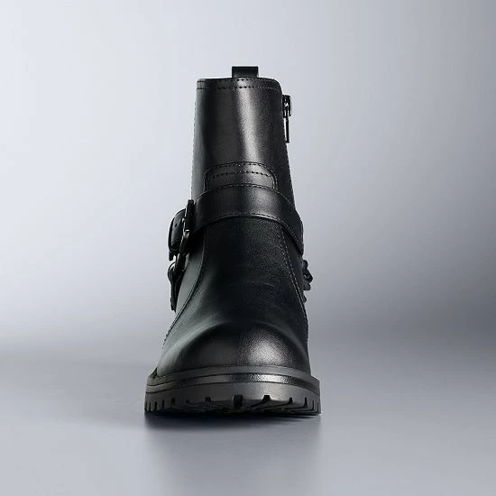 Simply Vera Vera Wang Sacapula Women's Moto Boots 4 Simply Vera Vera Wang Sacapula Women's Moto Boots - Image 4