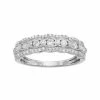 Simply Vera Vera Wang 14k White Gold 1/2 Carat T.W. Diamond Scalloped Wedding Ring 14k Whgold
