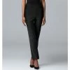 Women's Simply Vera Vera Wang High Rise Pull-On Ponte Bootcut Pants Cannonball Heather