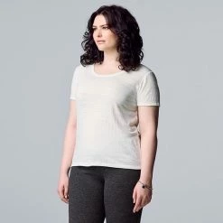 Women's Simply Vera Vera Wang Relaxed Fit Textured Tee Lilac Bush 27 Women's Simply Vera Vera Wang Relaxed Fit Textured Tee Lilac Bush -Simply Vera Vera Wang STORE unnamed file 680