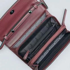 Simply Vera Vera Wang Signature Envelope Crossbody Bag Black Ruched -Simply Vera Vera Wang STORE unnamed file 695