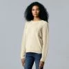 Petite Simply Vera Vera Wang Braided Dolman-Sleeve Sweater Seattle Sky
