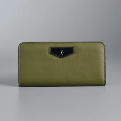 Simply Vera Vera Wang Vivian RFID-Blocking Wallet Gray Snake -Simply Vera Vera Wang STORE unnamed file 817