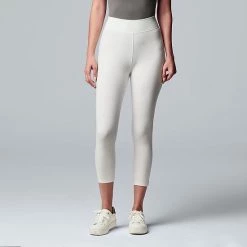 Simply Vera Vera Wang Live-In Mid Rise Capri Legging Black 12 Simply Vera Vera Wang Live-In Mid Rise Capri Legging Black -Simply Vera Vera Wang STORE unnamed file 839