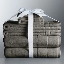Simply Vera Vera Wang 6-piece Turkish Cotton Bath Towel Set Light Brown