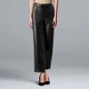 Women's Simply Vera Vera Wang Tapered Faux-Leather Pants Vera Black