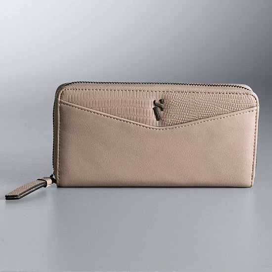 Simply Vera Vera Wang Signature Wallet Red Floral Print 6 Simply Vera Vera Wang Signature Wallet Red Floral Print - Image 6