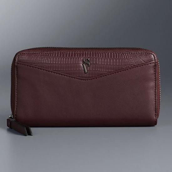 Simply Vera Vera Wang Signature Wallet Red Floral Print 8 Simply Vera Vera Wang Signature Wallet Red Floral Print - Image 8