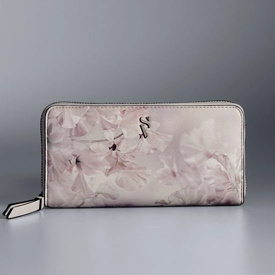 Simply Vera Vera Wang Signature Wallet Red Floral Print 9 Simply Vera Vera Wang Signature Wallet Red Floral Print - Image 9